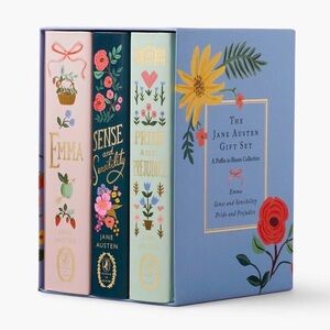 Rifle Paper Co. The Jane Austen Gift Set: A Puffin in Bloom 3-Book Collection.